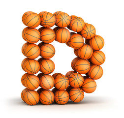 Letter  D  basketball