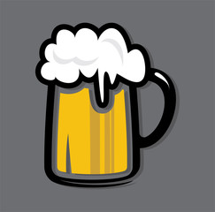 Cold beer icon