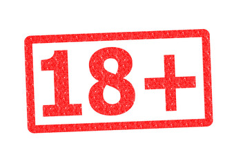 Obraz premium 18+ Rubber Stamp