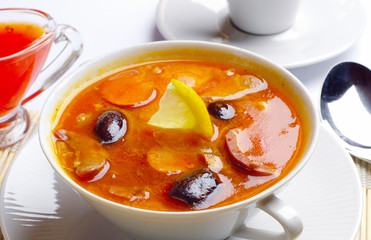 Spicy hodgepodge soup