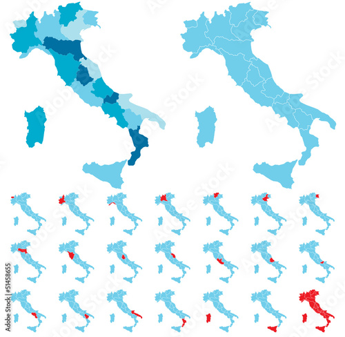 Cartina Italia Vector Tomveelers