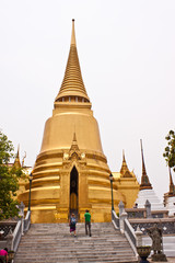 golden pagoda in thailand