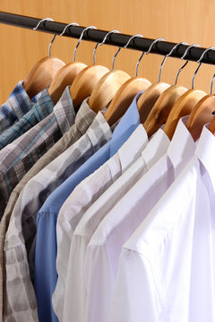 3,920 Mens Shirts On Hangers Images, Stock Photos, 3D objects