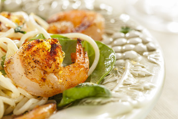 Homemade Lemon and Shrimp Pasta