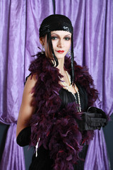 retro flapper style