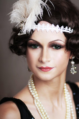 retro flapper style