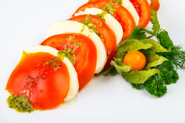 tomatoes and cheese
