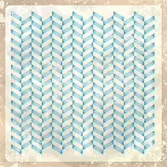 Wall murals ZigZag Abstract retro background