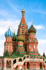 Fototapeta na wymiar Moscow Saint Basils Cathedral