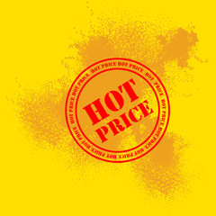 Background with stamp