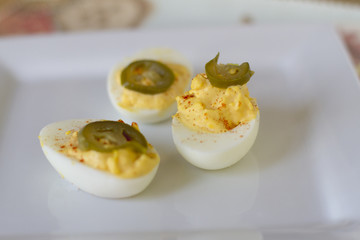 Jalepeno Deviled Eggs