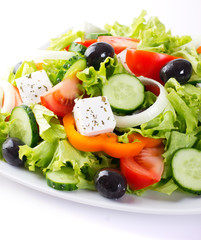 Fresh vegetable salad