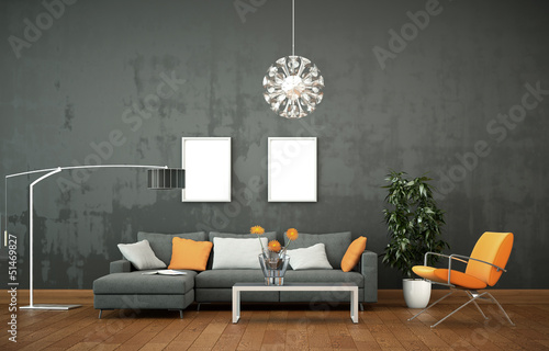 Wohnzimmer modern grau" stockfotos und lizenzfreie bilder auf ...