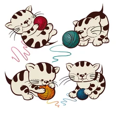 Raamstickers Kittens © tiff20