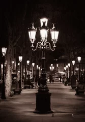 Alte Straßenlaterne in einer Stadt von Barcelona © Nejron Photo