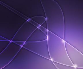 Light Waves Abstract Violet Background