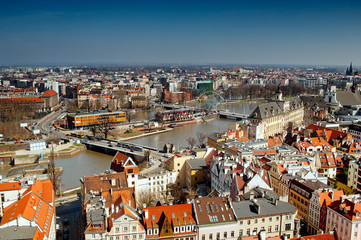Obraz premium odra river in Wroclaw