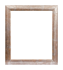Rusty wooden picture frame