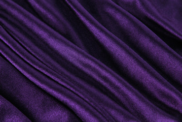 Fototapeta na wymiar fioletowe tkaniny fali