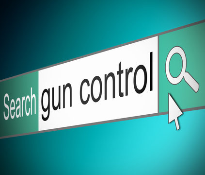 Gun control concept.