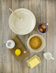 Cheesecake ingredients