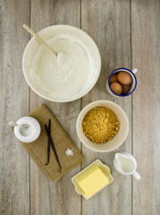 Cheesecake ingredients