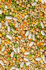 Mixed grains and beans