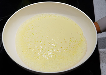 Making a pancake