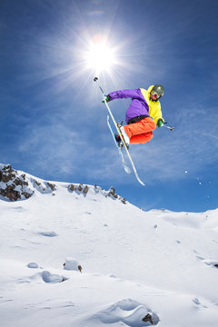 salto con sci