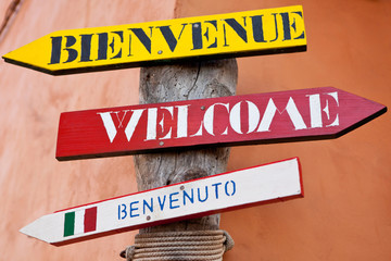 Bienvenue Welcome Benvenuto - 51476877