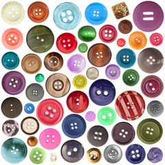 bottoni colorati collage