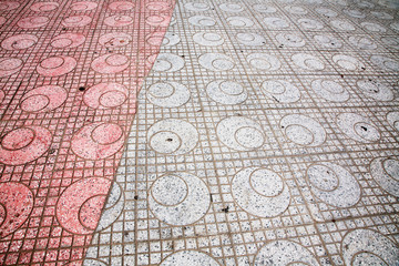 Fototapeta premium Steinfußboden