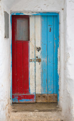 Wooden door. Mottola. Puglia. Italy.