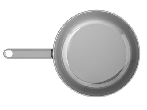 pan on a white background