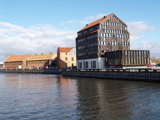 Klaipeda, Lithuania. Dana River Embankment