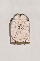 Sundial. Mottola. Puglia. Italy.