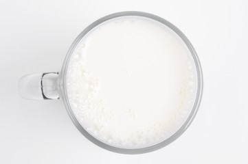 Fototapeta na wymiar Milk in the glass