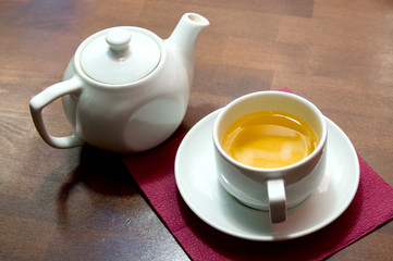 Cup of green tea