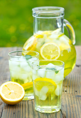 Ice cold lemonade
