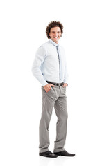 Smiling Young Businessman