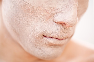 Fototapeta premium Face with Foundation