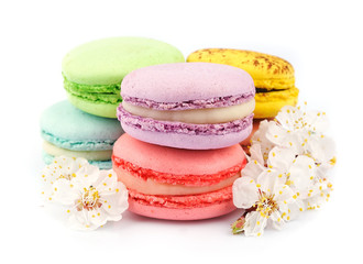 French macaroons .Dessert