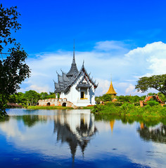 Fototapeta na wymiar Wat Phramahathat in Ayuthaya province of Thailand