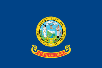 Flag of the American State of Idaho