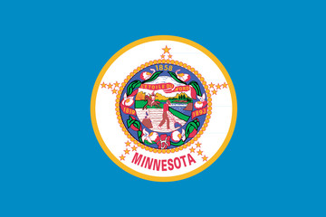 Flag of the American State of Minnesota