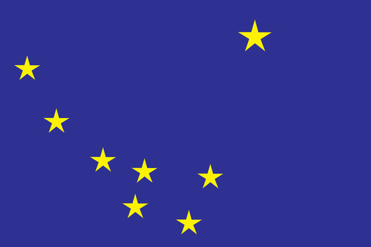 Flag of the American State of Alsaka