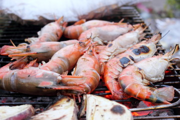 Grilled shrimp