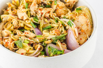 Thai food pork