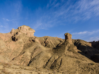 Landscape of mountain in Zhangye, Gansu of China