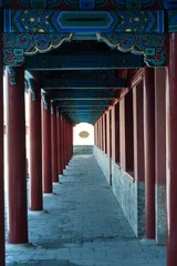 Schilderijen op glas Porch columns in Forbidden City © axz65